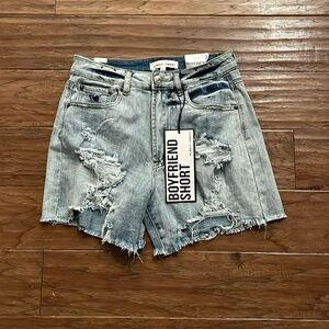 Almost Famous Distressed Boyfriend Shorts Size 3